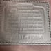 Coach F19664 Gallery Optic Silver Signature Metallic Tote Handbag