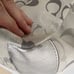 Coach F19664 Gallery Optic Silver Signature Metallic Tote Handbag