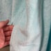 Sleep Sense Aqua Plush Below Knee Length Robe Attached Belt Size Medium