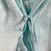 Sleep Sense Aqua Plush Below Knee Length Robe Attached Belt Size Medium