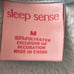 Sleep Sense Aqua Plush Below Knee Length Robe Attached Belt Size Medium