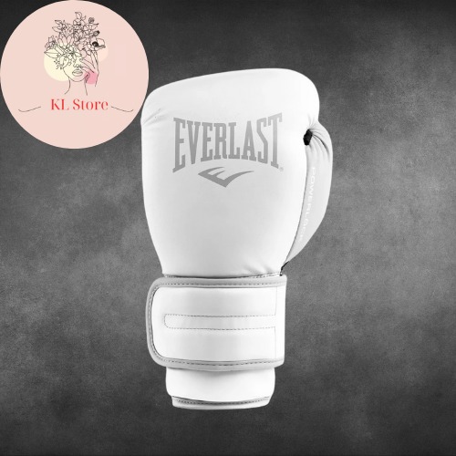NWT Everlast PowerLock 2 Boxing Gloves Color: White Size: 16oz DKS65