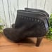 Aquatalia Marvin K Riley Dark Brown Suede Back Zipper Ankle Boots Size 12