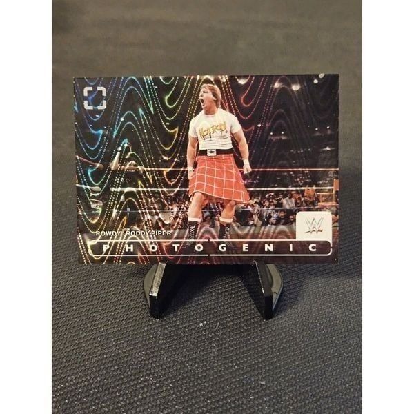 Rowdy Roddy Piper 2024 WWE Panini Photogenic FOTL SWIRL Legends PARALLEL /6