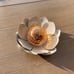 Solar Lights Outdoor Garden, Crackle Globe Glass Lotus Decoration, Waterproof