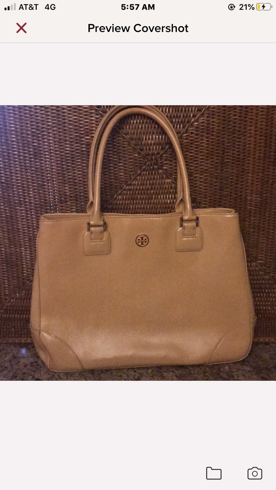 Tory Burch Robinson East West Tote