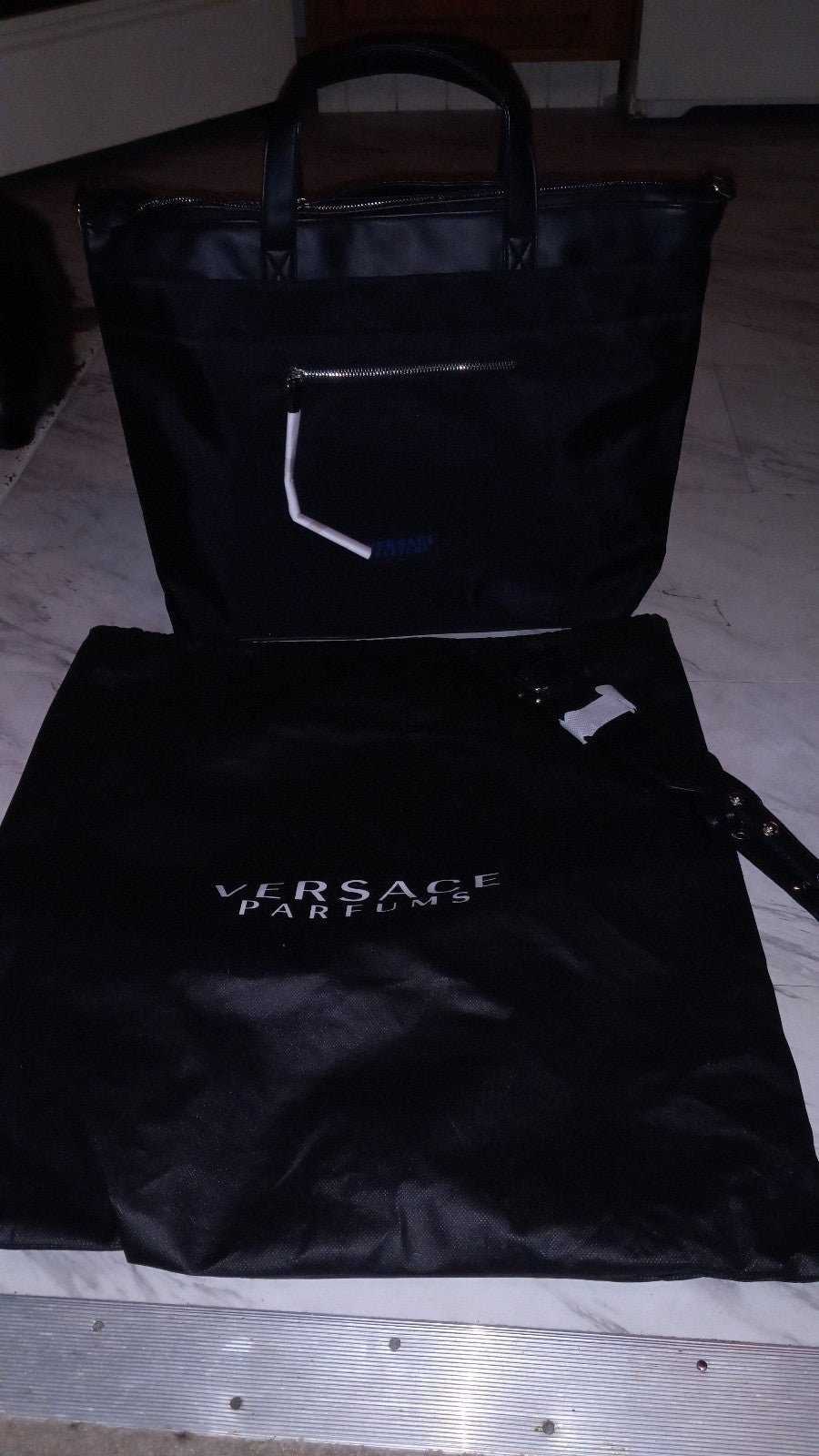 NWT. Versace Parfume Weekender Travel Bag