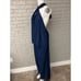 Women Navy Halter Top Wide Leg Pant Set Size M