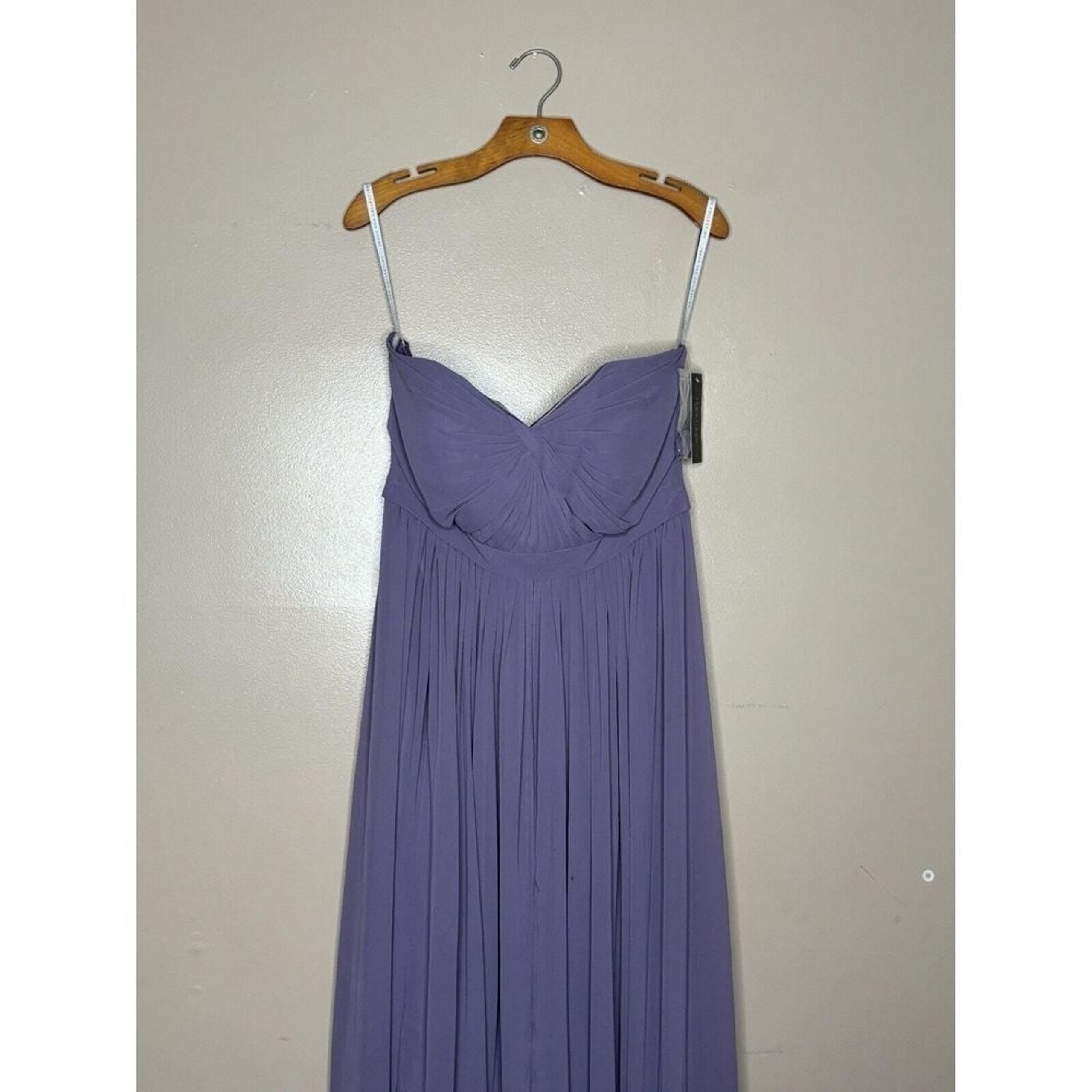 $285 Jenny Yoo 4 In 1 Annabelle Convertible Dress Lilac Size 12 New with Tags