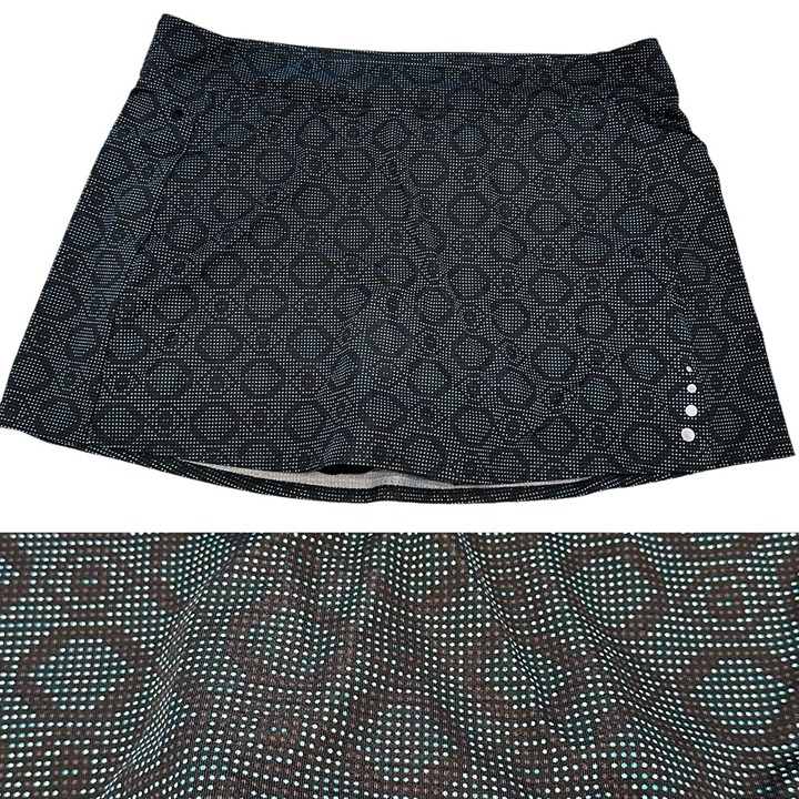 L L Bean Ladies sz XL Tennis Golf Pickleball skort stretch pull on pockets