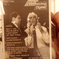 Pro Wrestling Digest May 1989 Ric Flair and Jim Ross