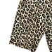American Bazi NWOT Cheetah Print Denim Chino Shorts Size S Women’s Long
