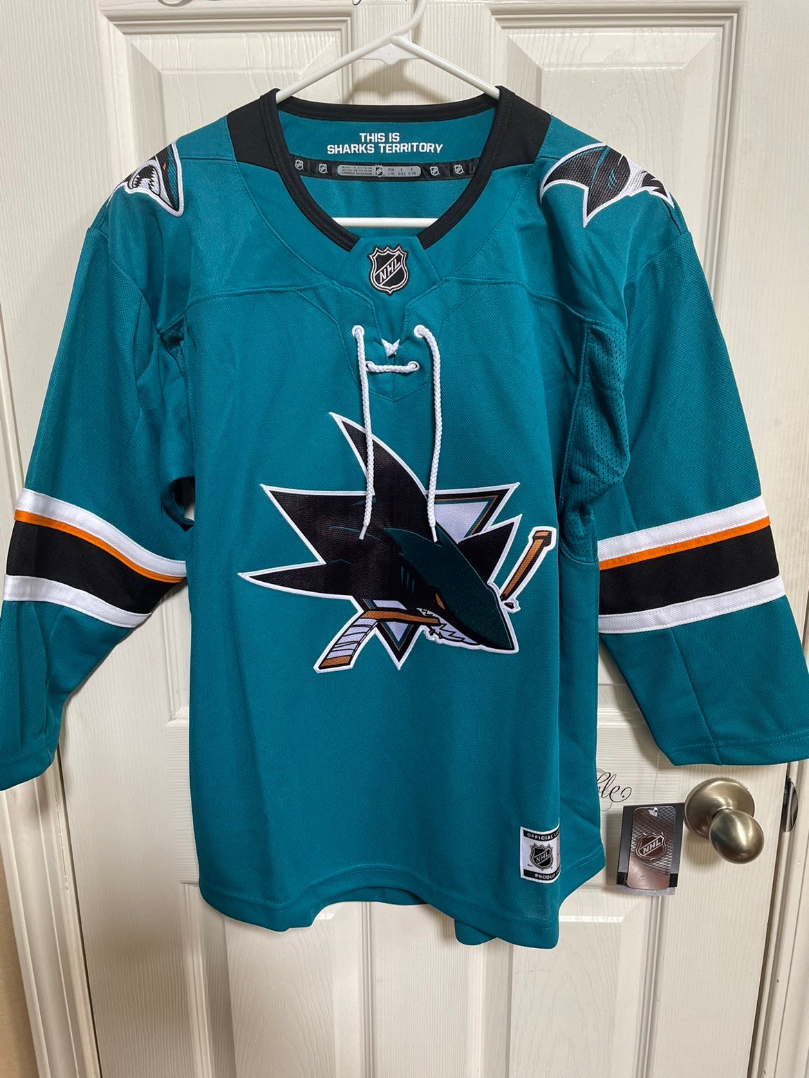 Nhl san jose sharks youth jersey