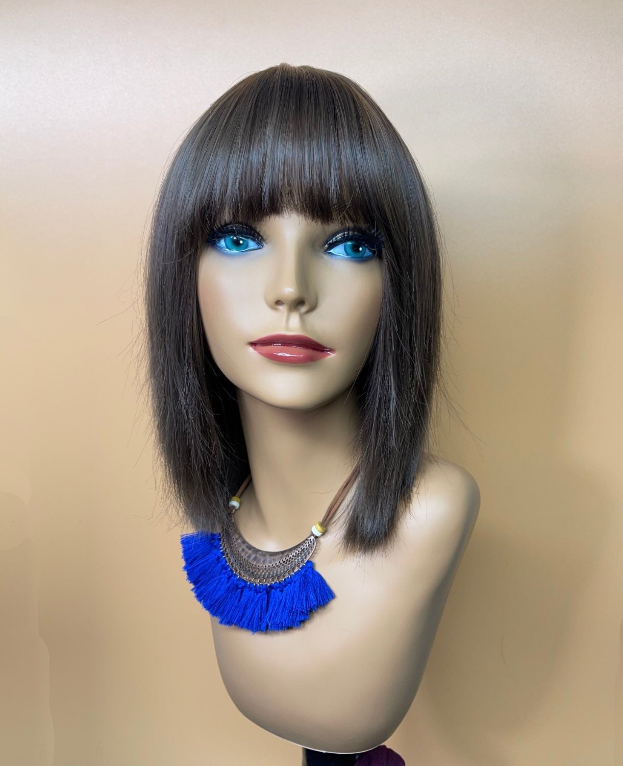 14” Layered Cut Straight Synthetic W