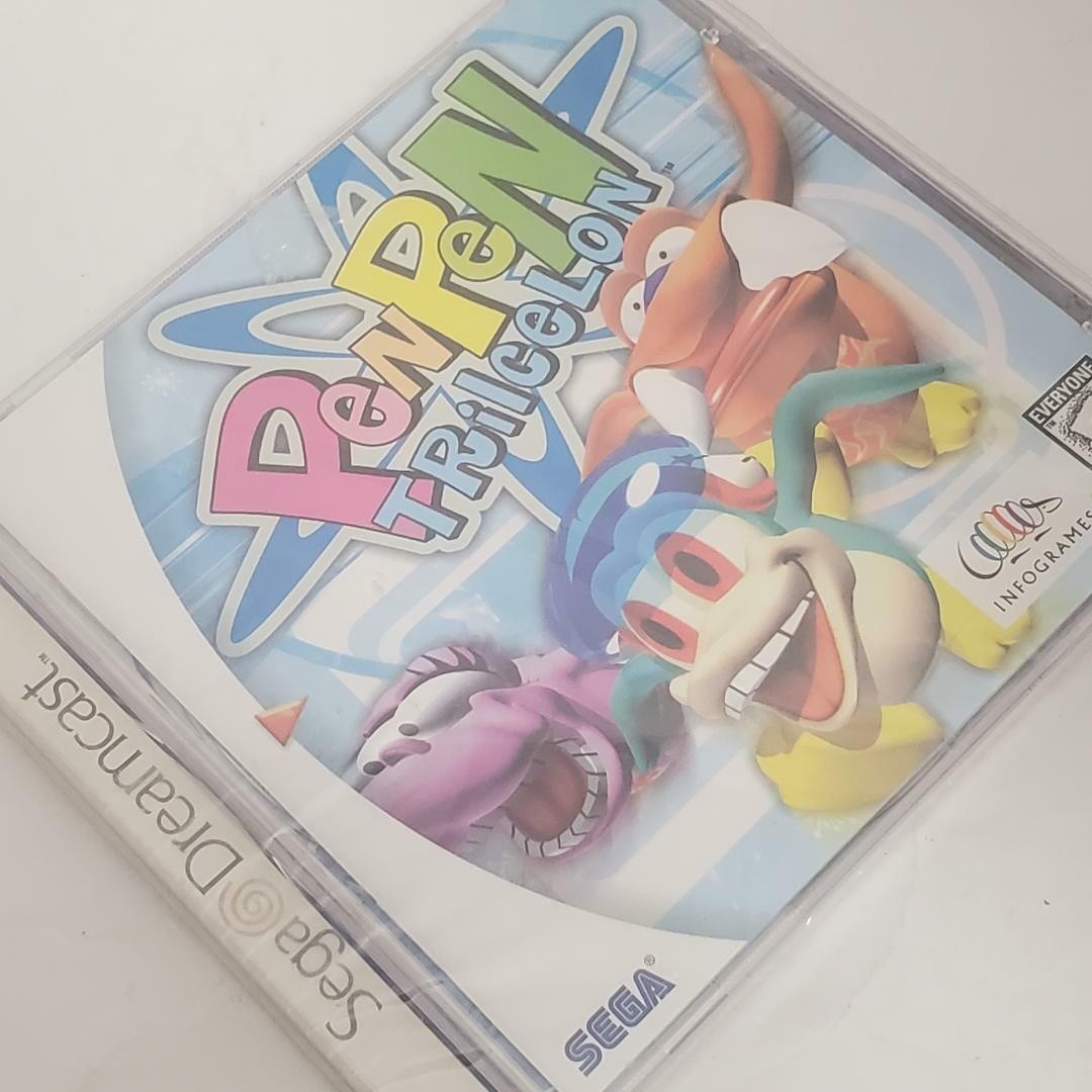 PenPen TriIcelon Sega Dreamcast 1999 Factory New and Sealed Torn Shrink Wrap