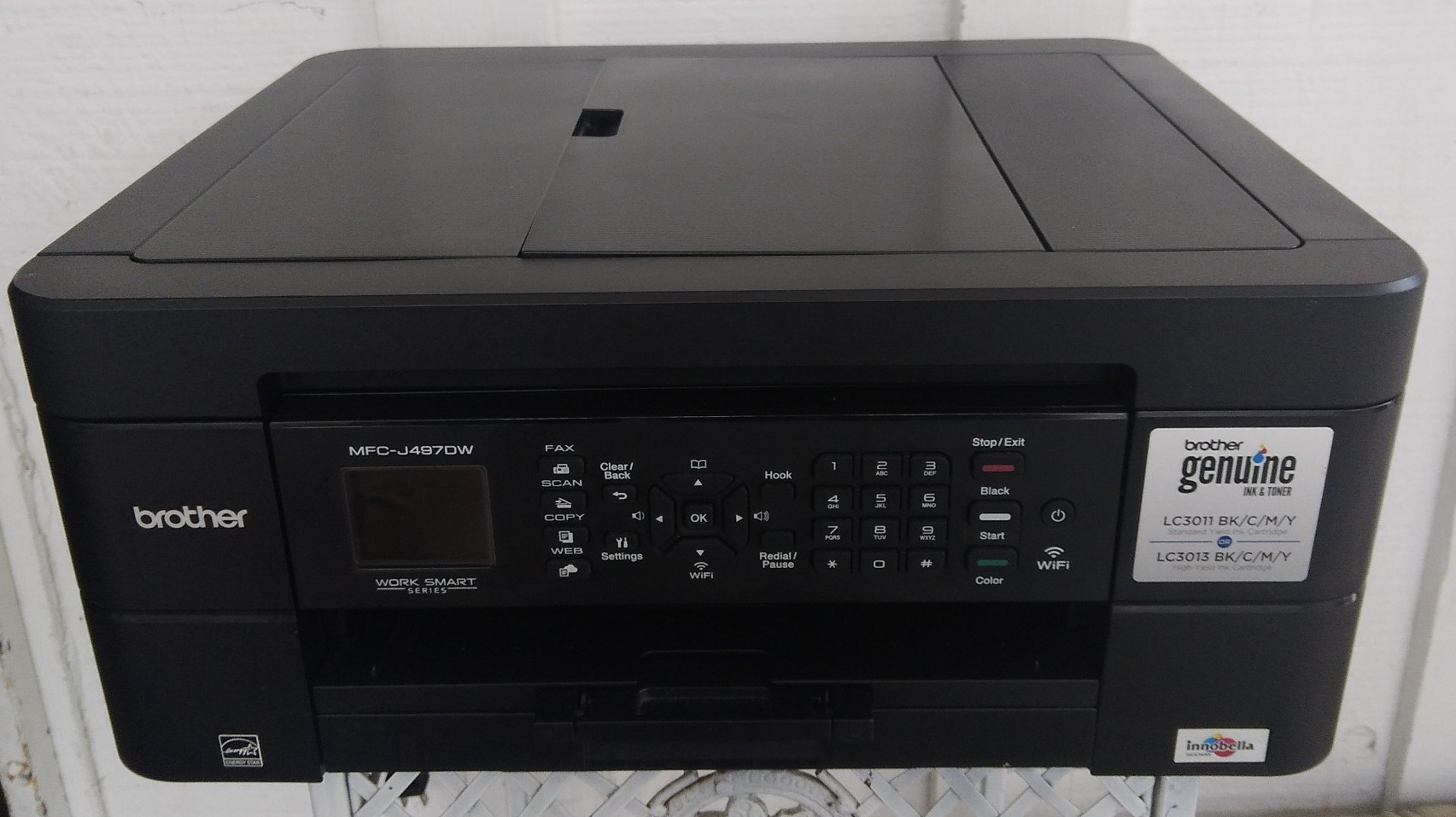 Brother MFC-J497DW Work Smart Series All-In-One Printer * New Ink Tested * wifi