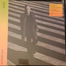 Sting The Bridge vinyl with Autographed post card