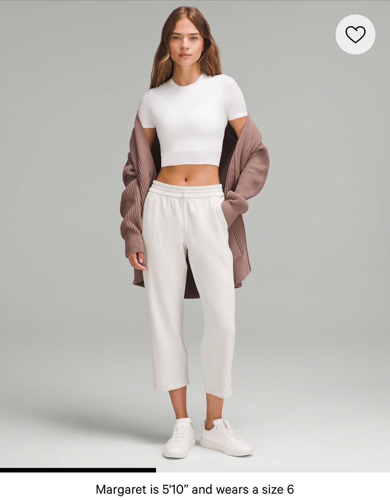 Lululemon Softstreme High-Rise Straight-Leg Cropped Pant