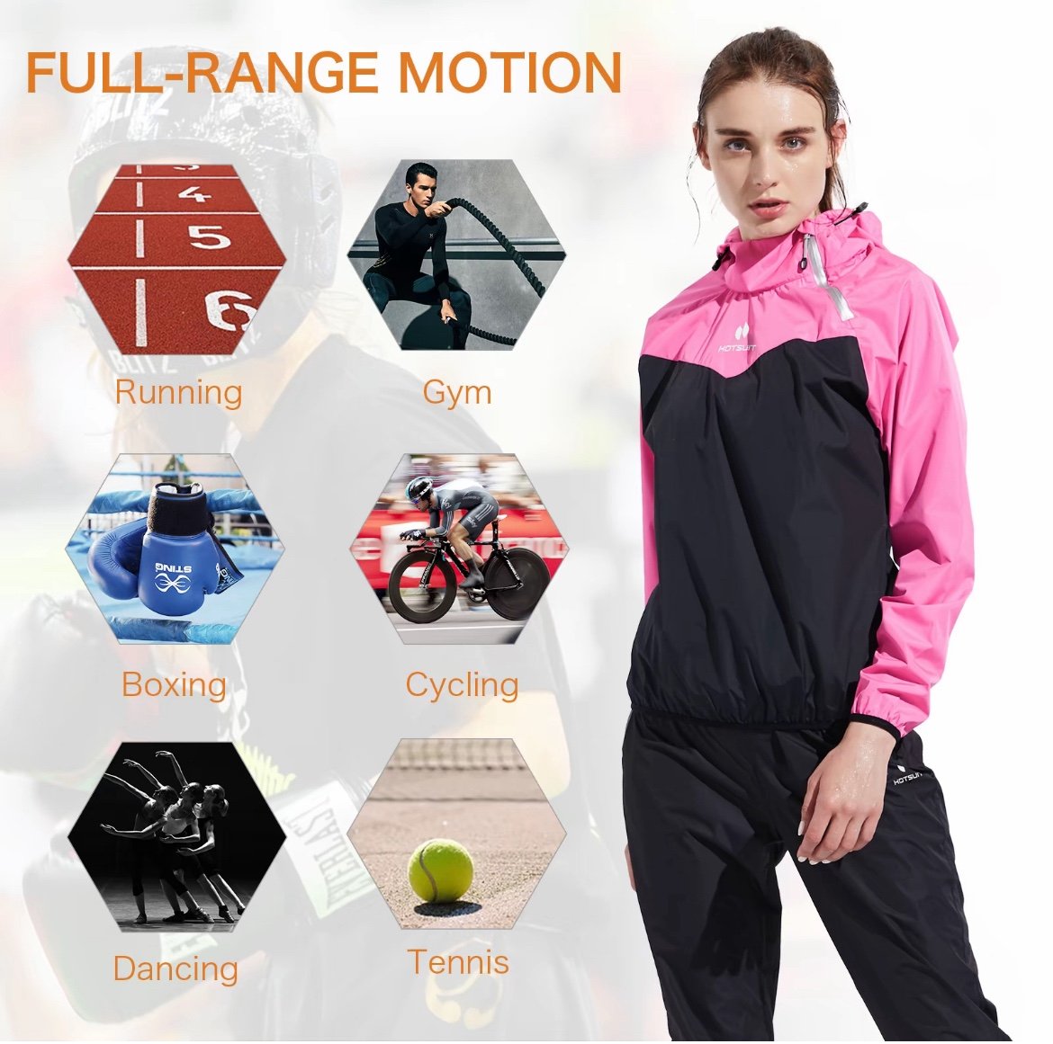 Women’s 2pc Sauna sweat suit XL