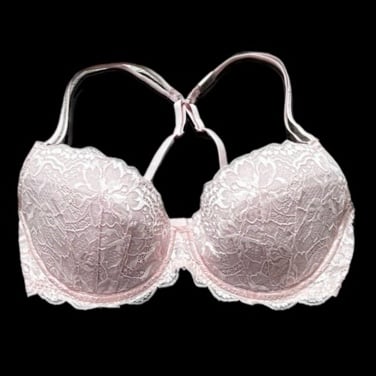 Victorias Secret Pink lightly lined demi convertible straps to Racerback bra 36D