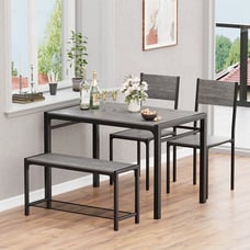 4 Piece Dining Set Counter Height Kitchen Table Set