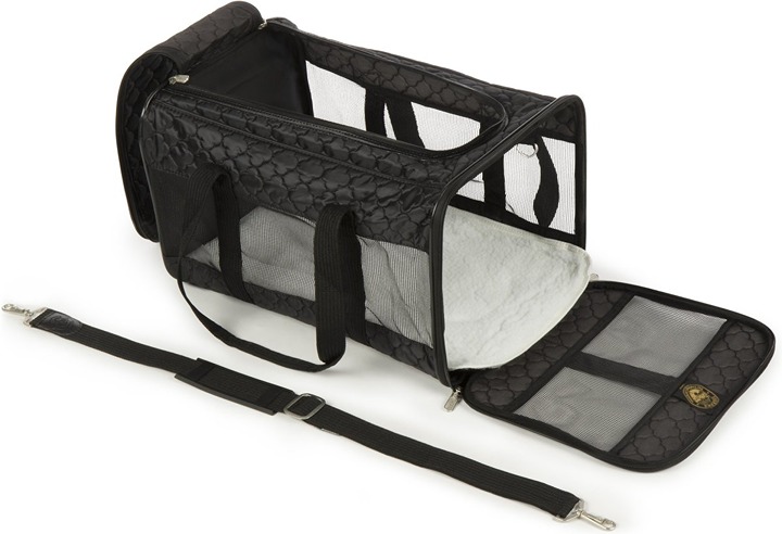 Sherpa Original Deluxe Lattice Print Airline-Approved Dog & Cat Carrier Bag