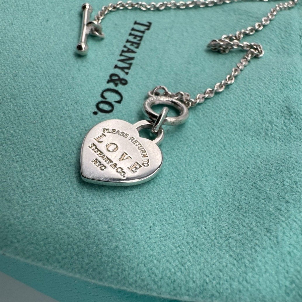 Tiffany & Co. Sterling Silver Return To Tiffany Blue Heart Toggle Bracelet