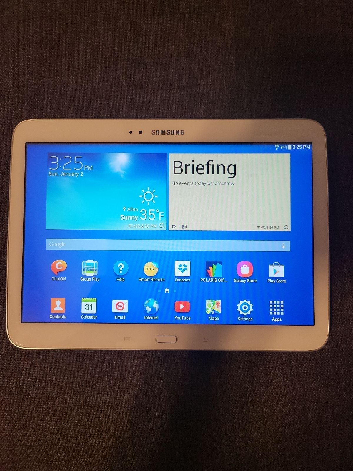 Samsung Galaxy Tab 3 16GB White 10.1