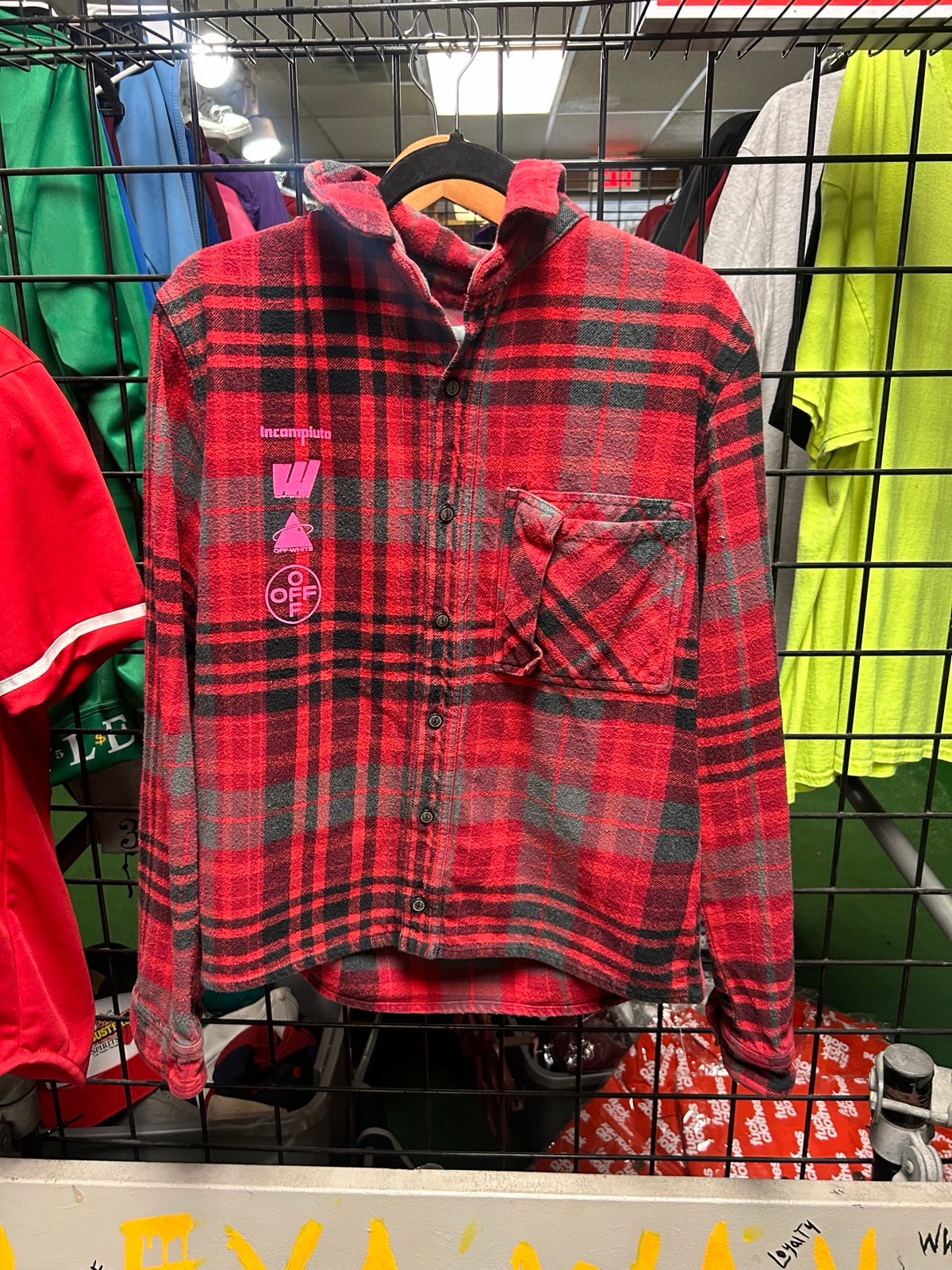Off-White Cartoon Flannel