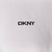DKNY Sweatshirt Hoodie Womens Size XL White Full Zip Racing Stripe Streetwear