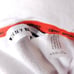 DKNY Sweatshirt Hoodie Womens Size XL White Full Zip Racing Stripe Streetwear