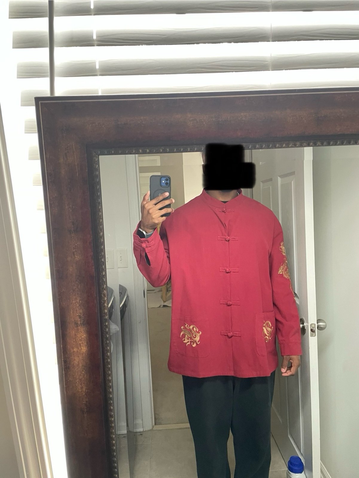 Japanese or Chinese button up