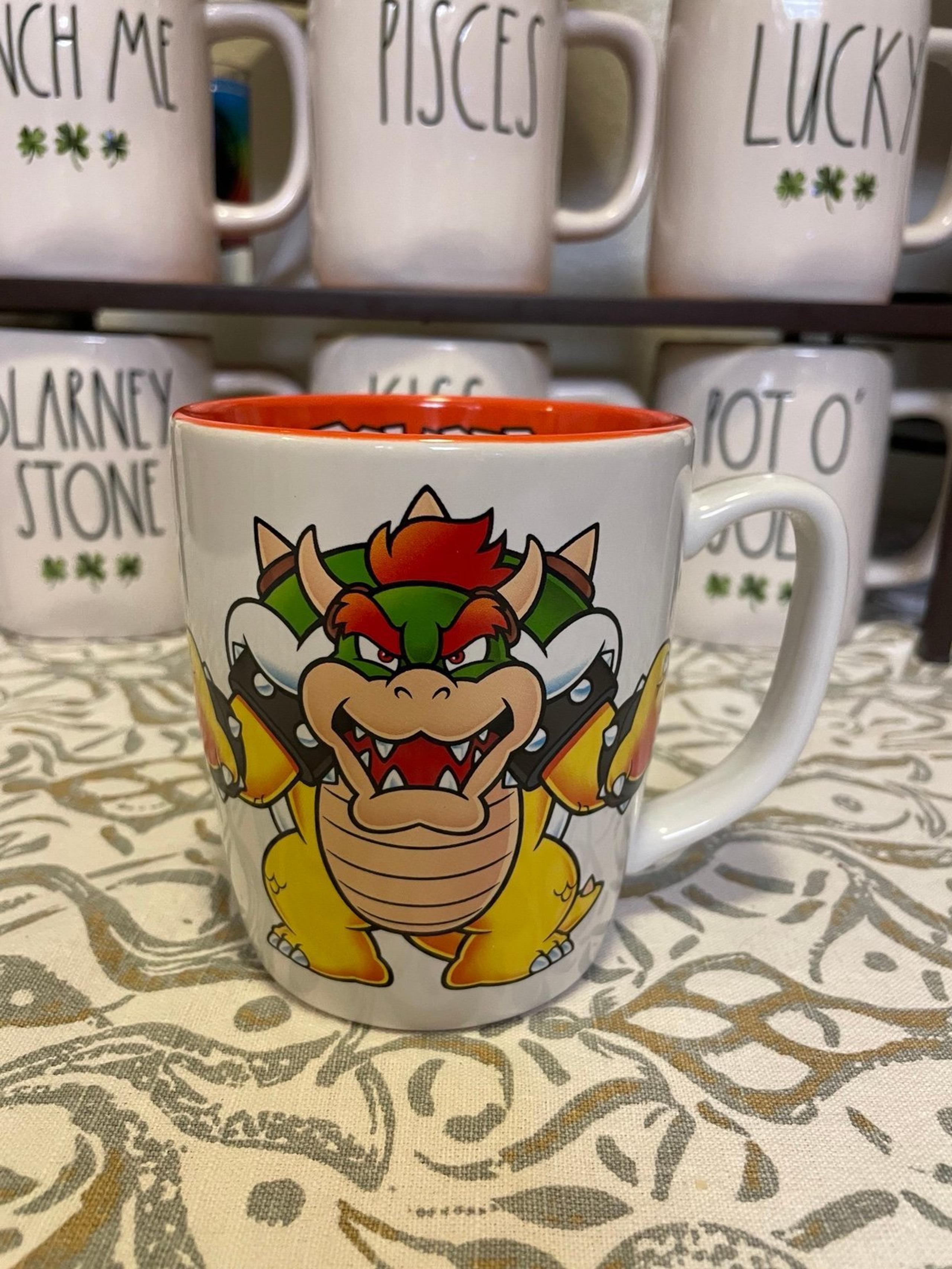 Universal Studios Hollywood Super Nintendo World Bowser Coffee Mug. New