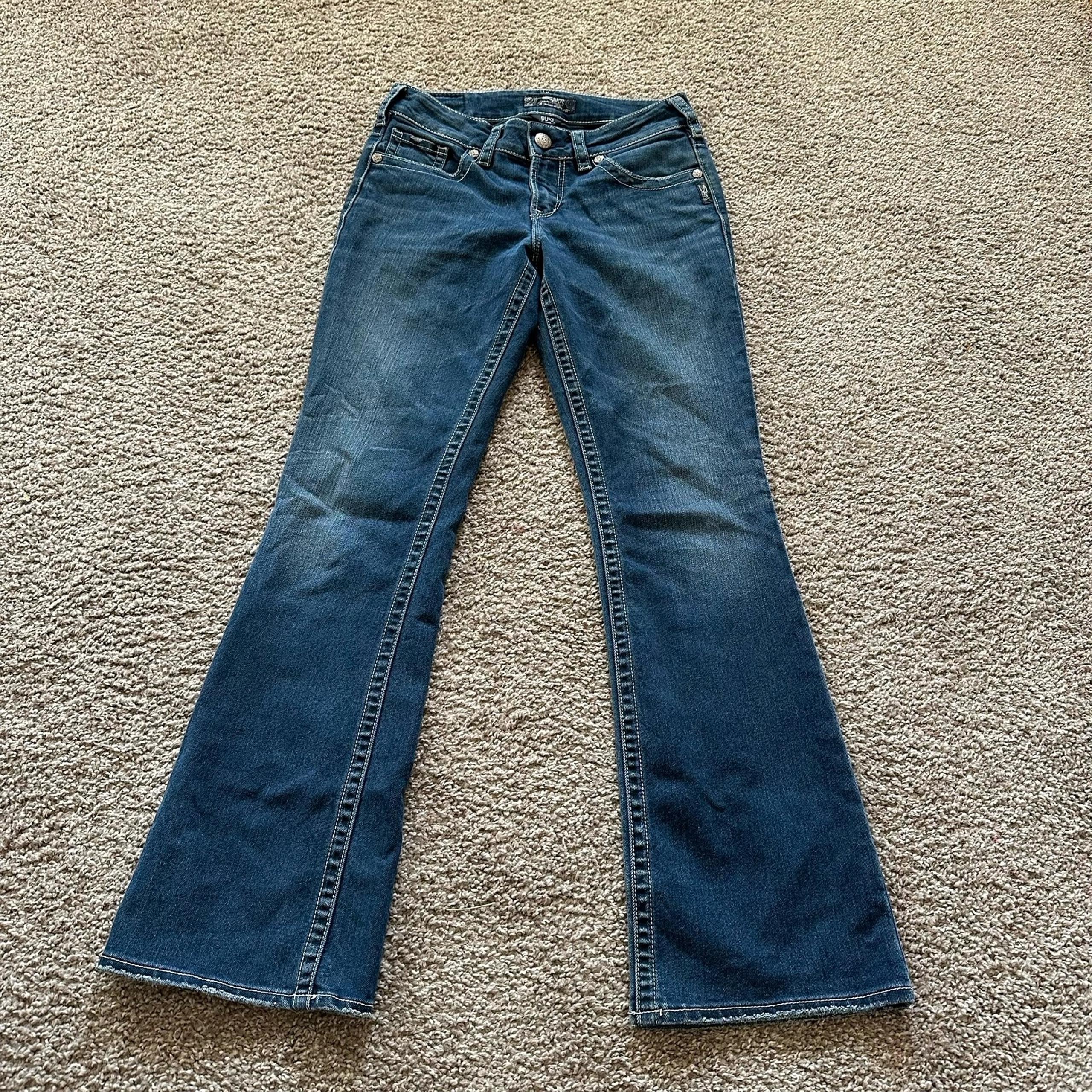 Silver Jeans Blue Flare Wide Leg Denim