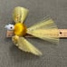 Vintage Stiff Nylon Thread Bird with Mica Christmas Bird Ornament