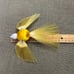 Vintage Stiff Nylon Thread Bird with Mica Christmas Bird Ornament