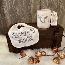RAE DUNN FARMHOUSE HOME DECOR MOMMY MOM BABY VALENTINE LOVE COFFEE KITCHEN HTF