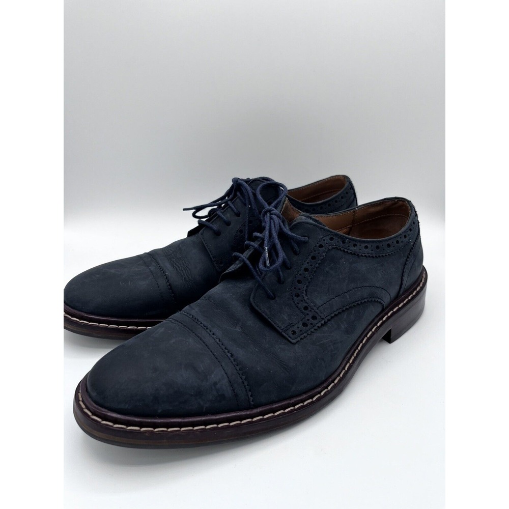 Cole Haan Oxford Navy Blue Suede Men's Shoes Size 7M