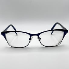 Vera Wang V911 NV Eyeglass Frame Metal Spring Dark Navy Blue Tortoise 51-16-140