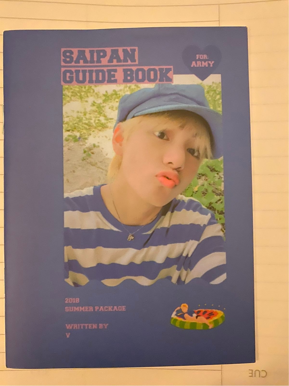 BTS Summer Package 2018 Taehyung V Diary