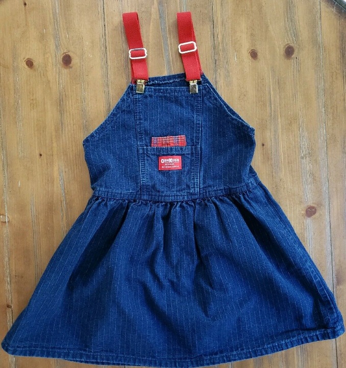 VTG 1980s OSHKOSH B'GOSH DENIM DRESS
