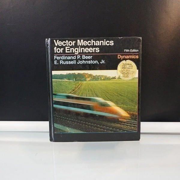 Vector Mechanics for Engineers: Dynamics 5th Ed. Beer Johnston W/Disk 1988 HC