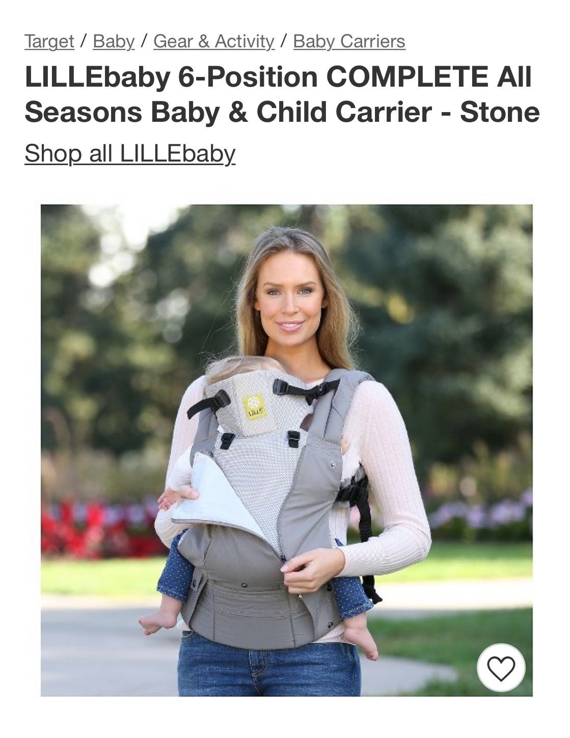 lillebaby carrier
