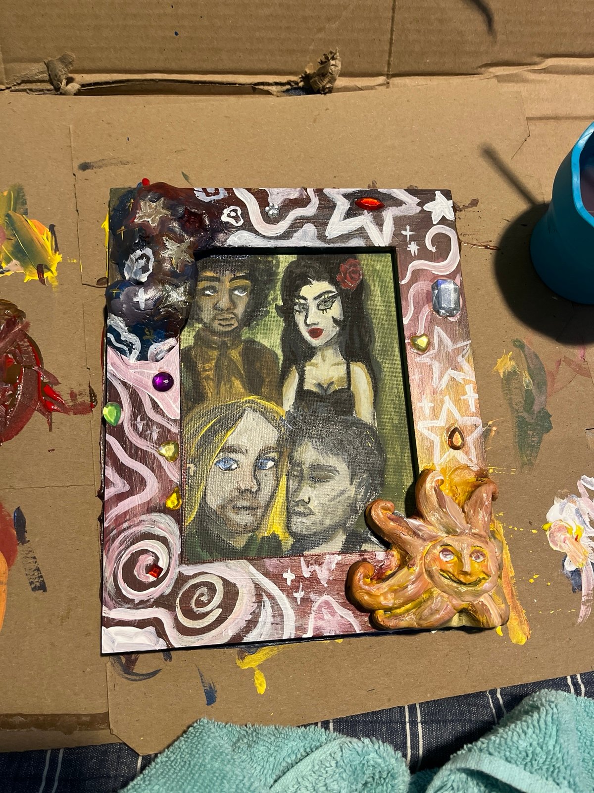The 27 club + Jeff Buckley painting by me
