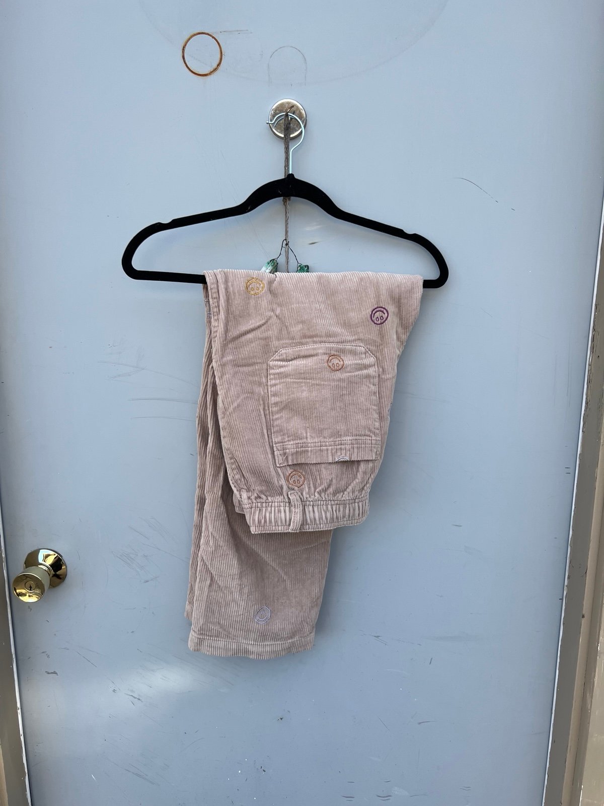 Urban Outfitters Corduroy Smiley Face Pants