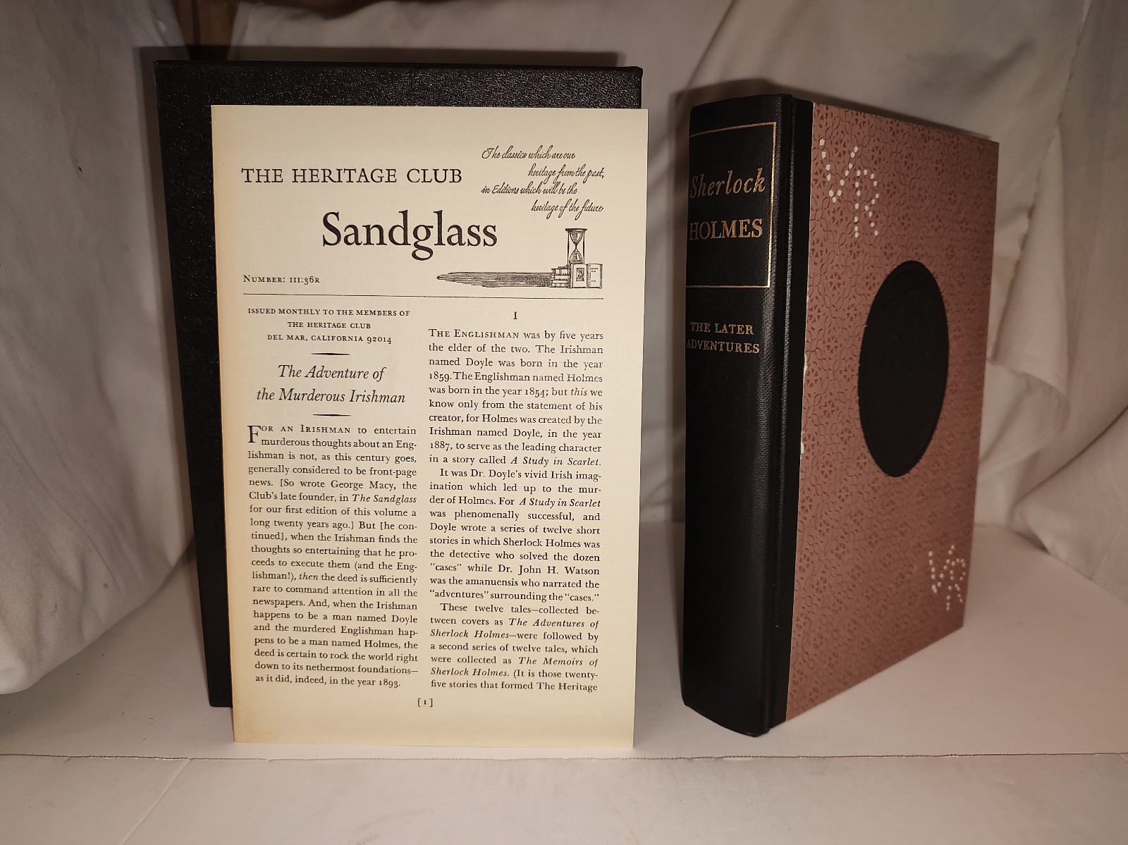 Sherlock Holmes The Later Adventures by Sir Arthur Conan Doyle 1952 The Heritage