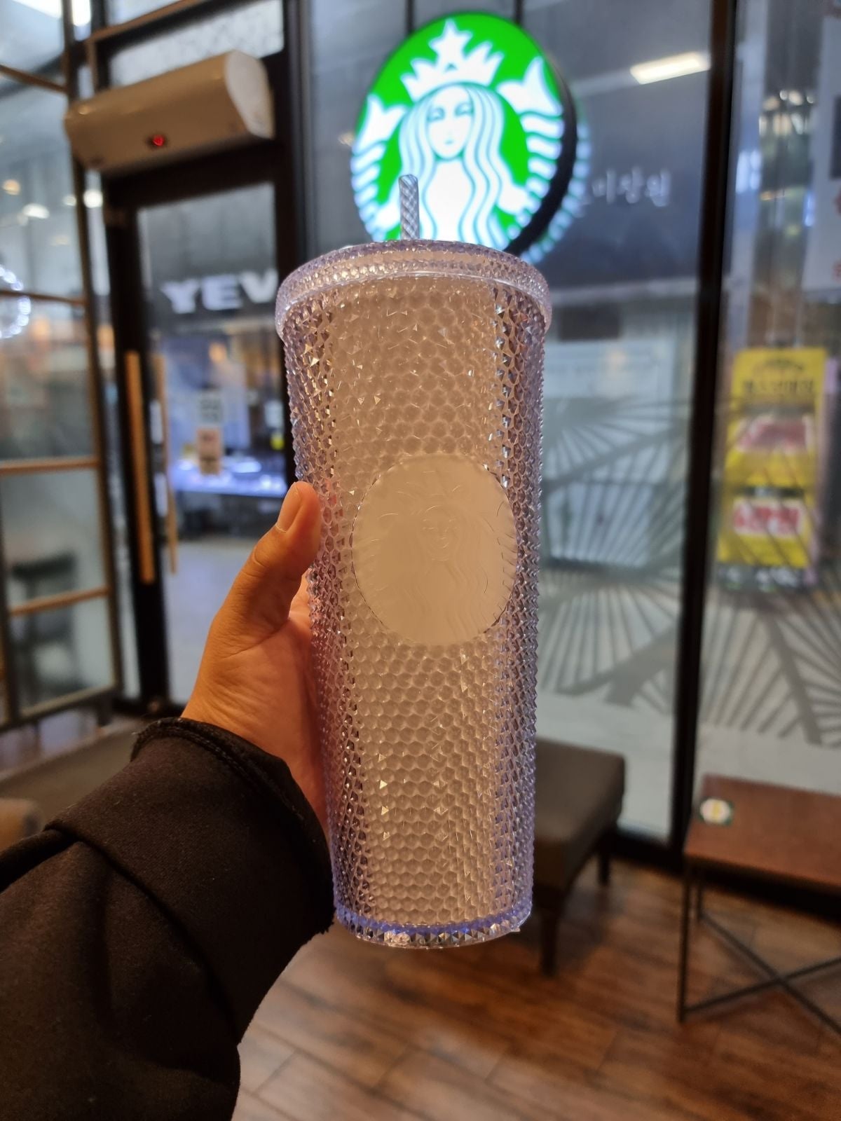 Starbucks Korea GlowinDark Studded Cup