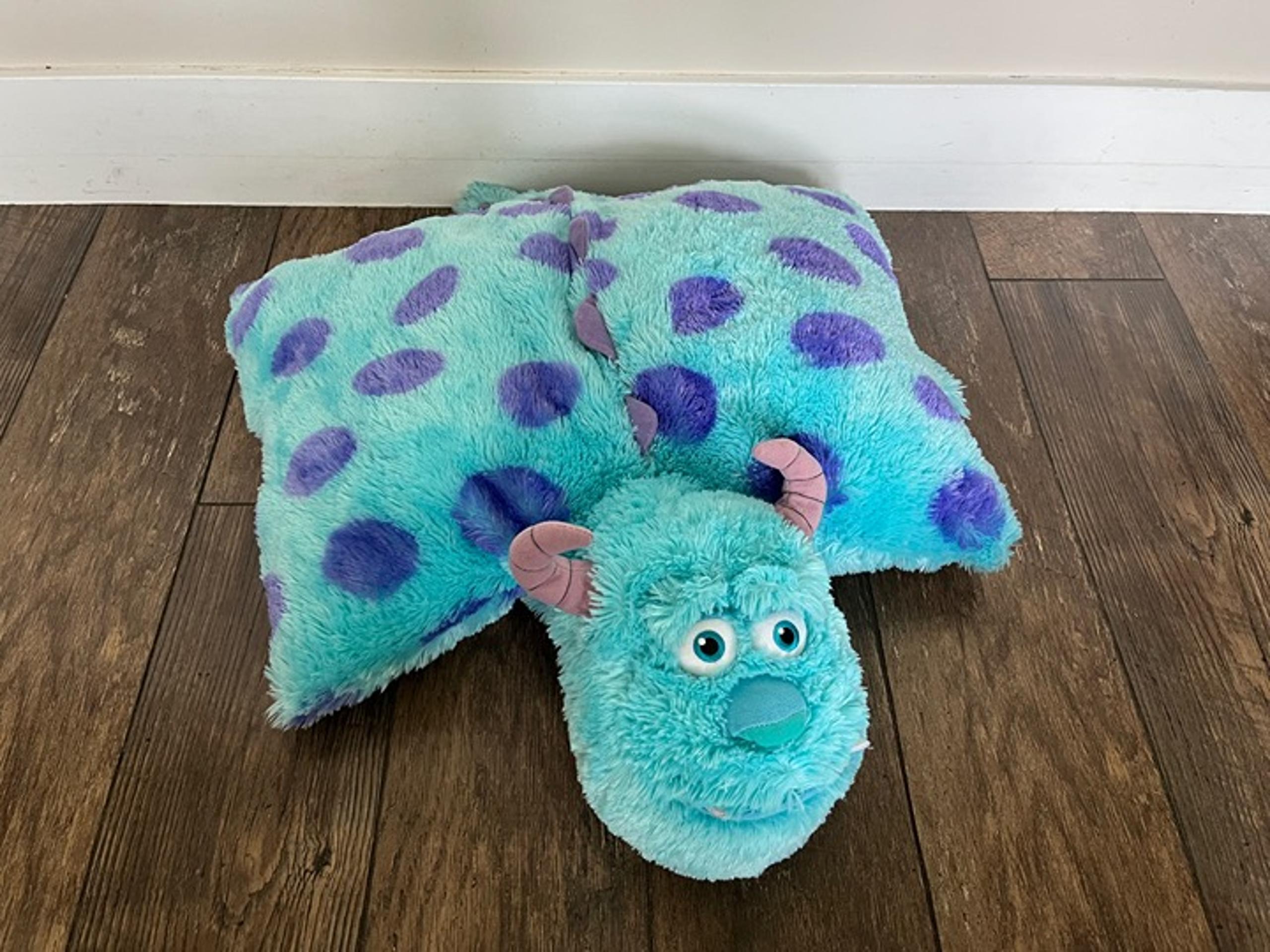 Sully Pillow Pet Plush Monsters Inc Disney Parks Blue Stuffed Animal Monster 24"