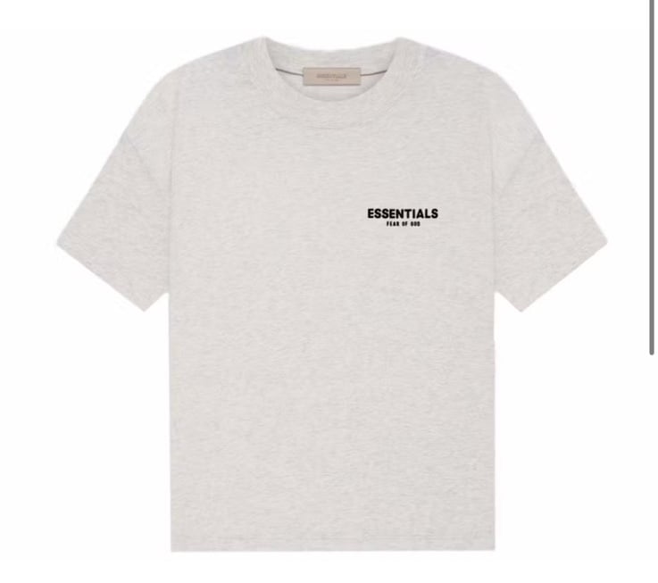 FEAR OF GOD ESSENTIALS Light Oatmeal TShirt