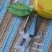 Vera Bradley lemon straw pouch and coin purse bundle BNWT